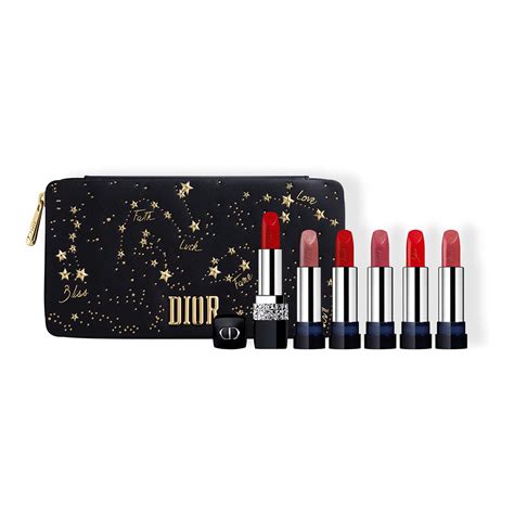 pochette maquillage dior rouge|le coffret dior.